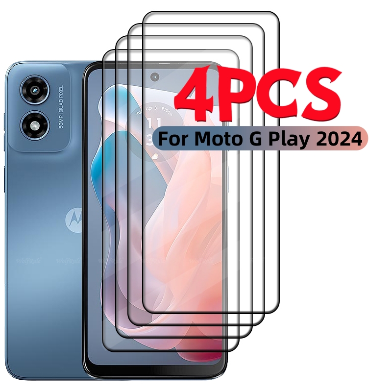 Phone Cases Moto G - 4 pçs capa completa de vidro