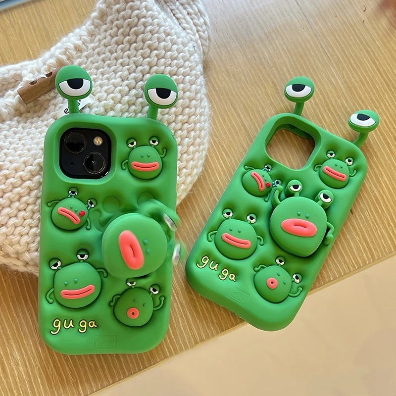 Phone Cases Ugly - Capa de telefone de silicone com