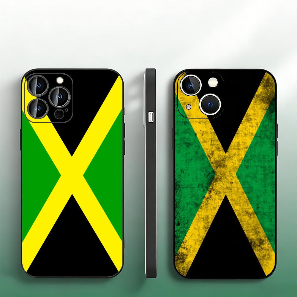 Phone Cases Jamaica - Capa de Telefone Preta em TPU