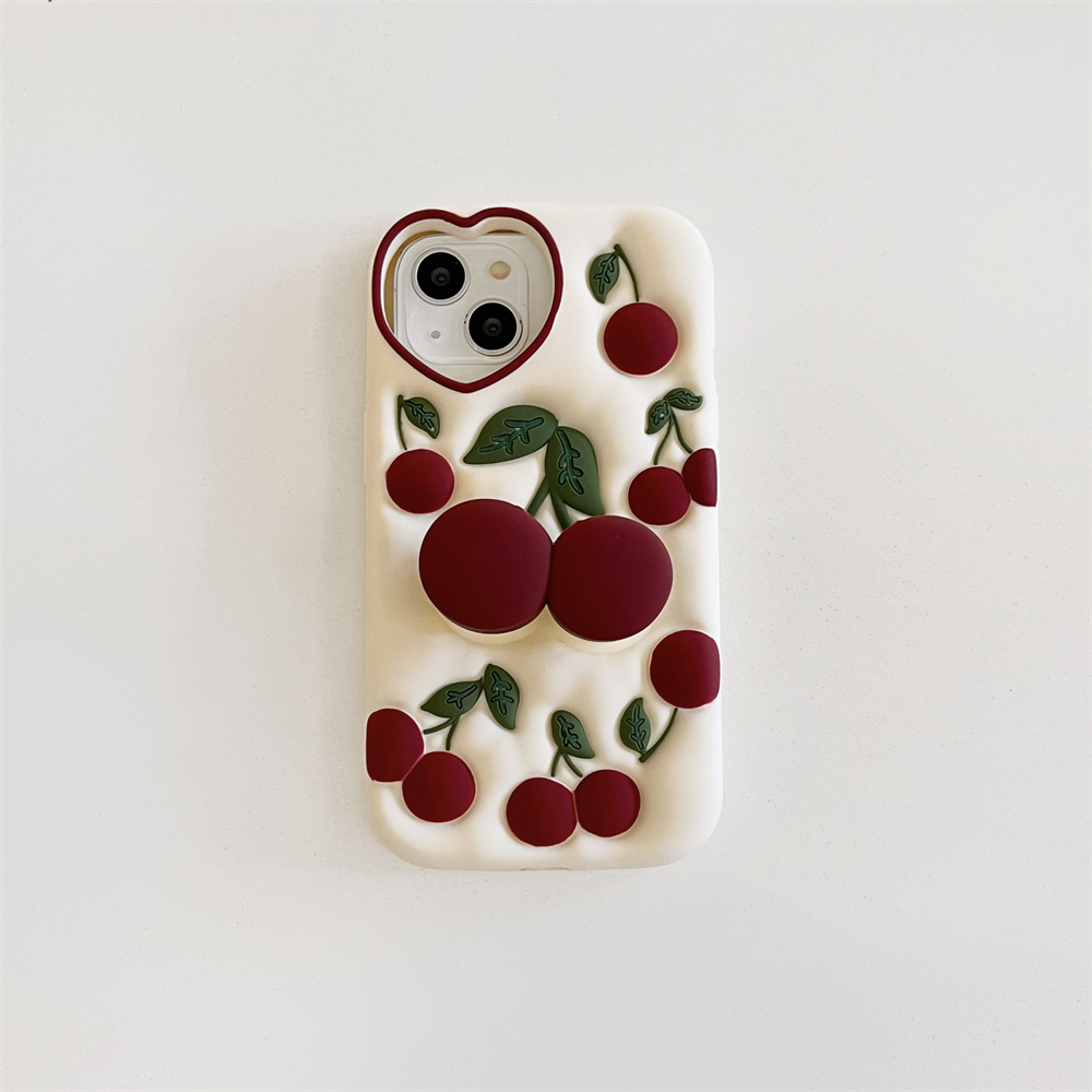 Phone Cases Dior - Capa Divertida de Silicone Macio 3D