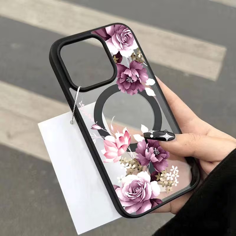 Clear Magsafe Case - Capa de Celular Magnética Transparente Antichoque