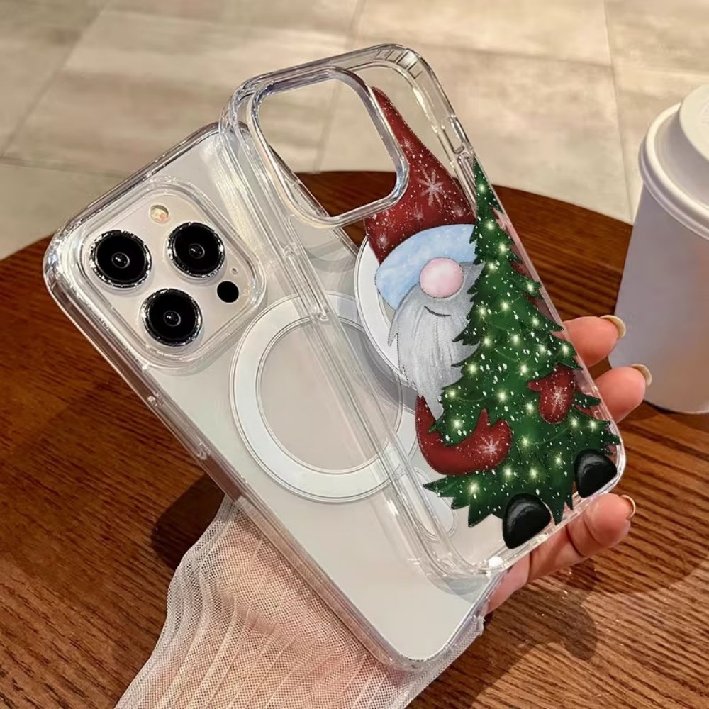 Clear Magsafe Case - Capa de Telefone Transparente em Acrílico+TPU