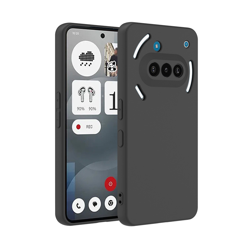 Phone Cases Nothing 3A - Preto fosco caso de silicone para