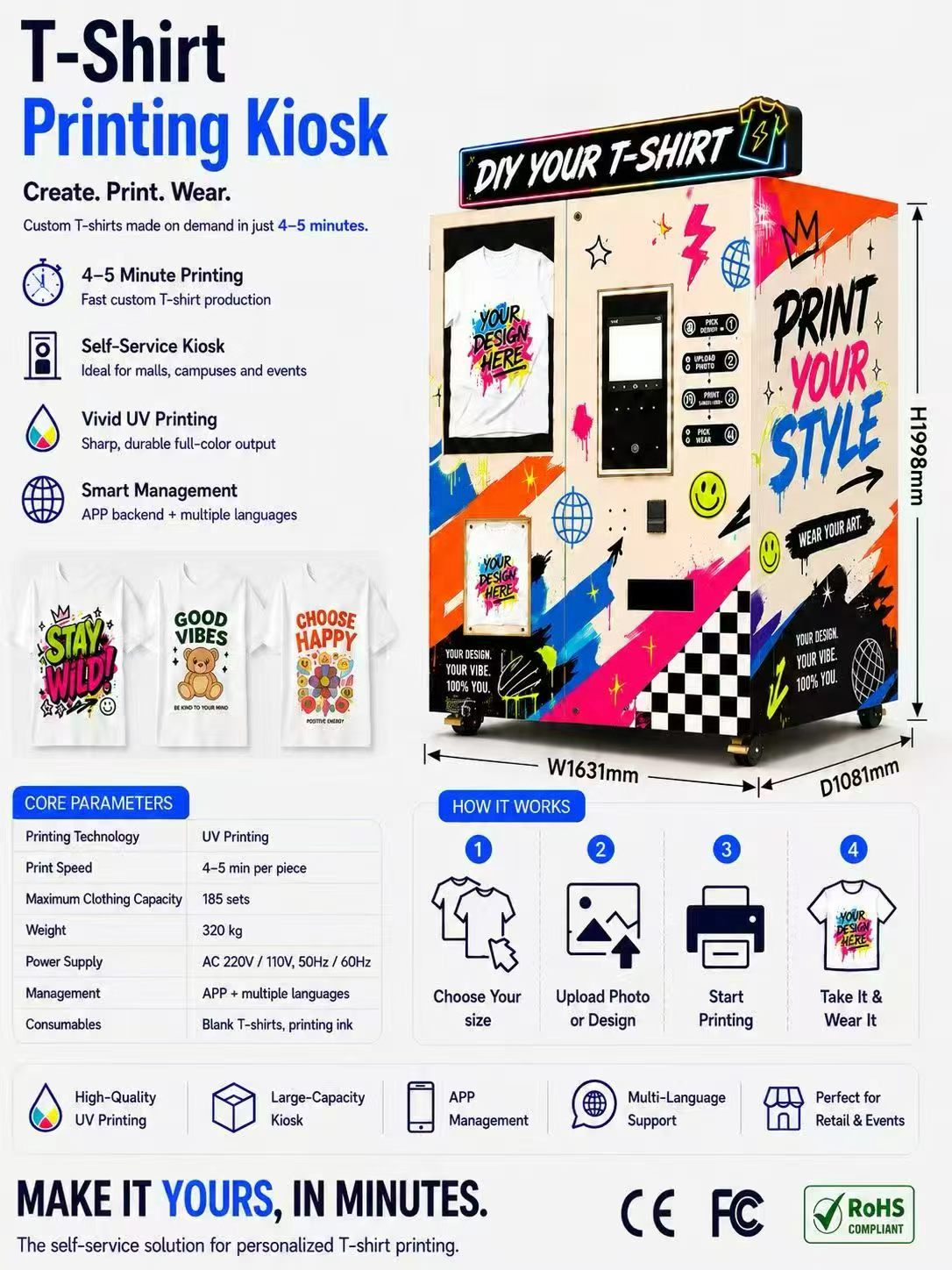 Impressora UV de Mesa para Máq - Phone Cases Vending Machine avaliação e preço