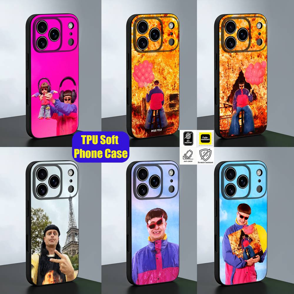 Capa de Silicone Preta para iP - Phone Cases Ugly avaliação e preço