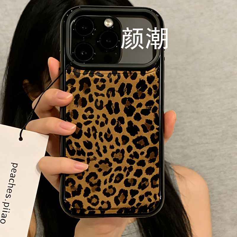 Ins estilo coreano marrom leop - Phone Cases Brown avaliação e preço