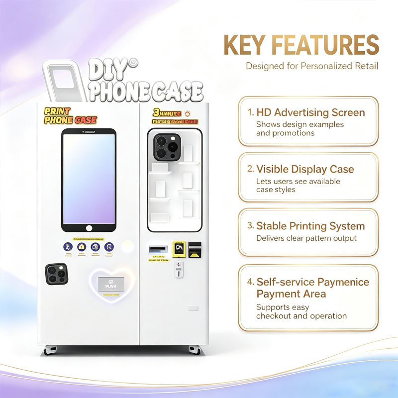 Máquina de Venda Automática In - Phone Cases Vending Machine avaliação e preço