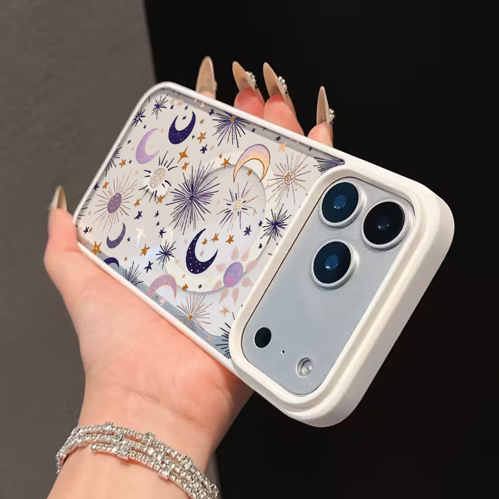 Estrelas lua y2k caso claro pa - Clear Magsafe Case avaliação e preço