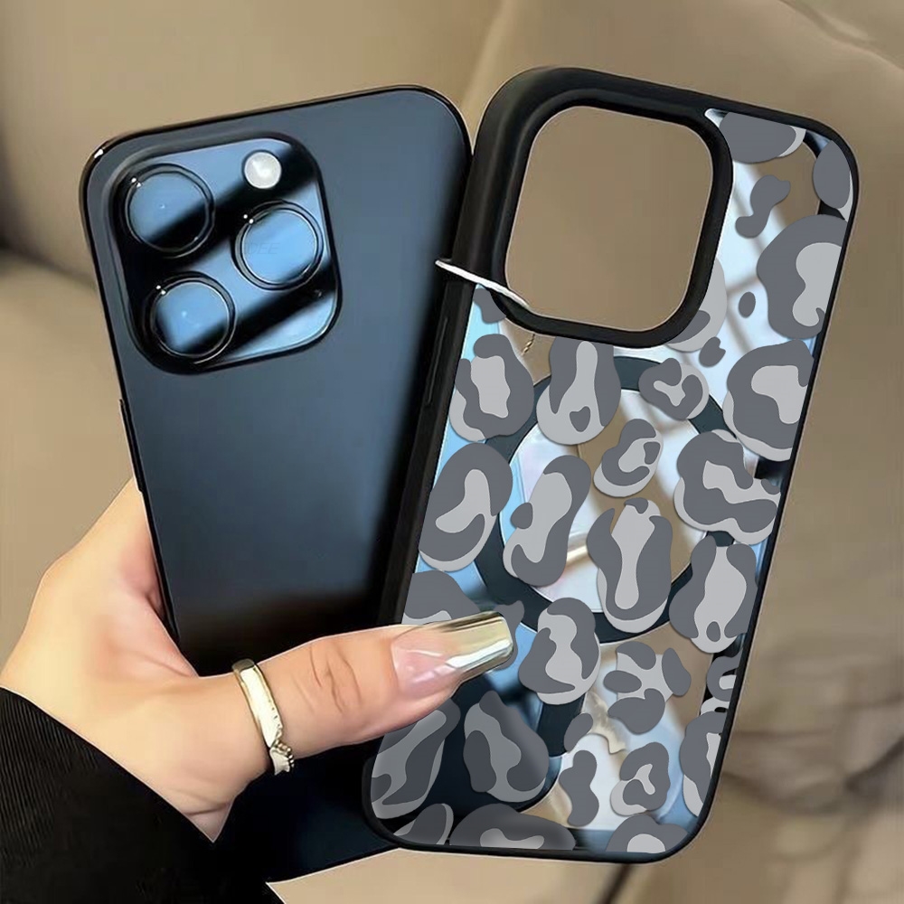 Capa com Estampa de Leopardo P - Clear Magsafe Case avaliação e preço