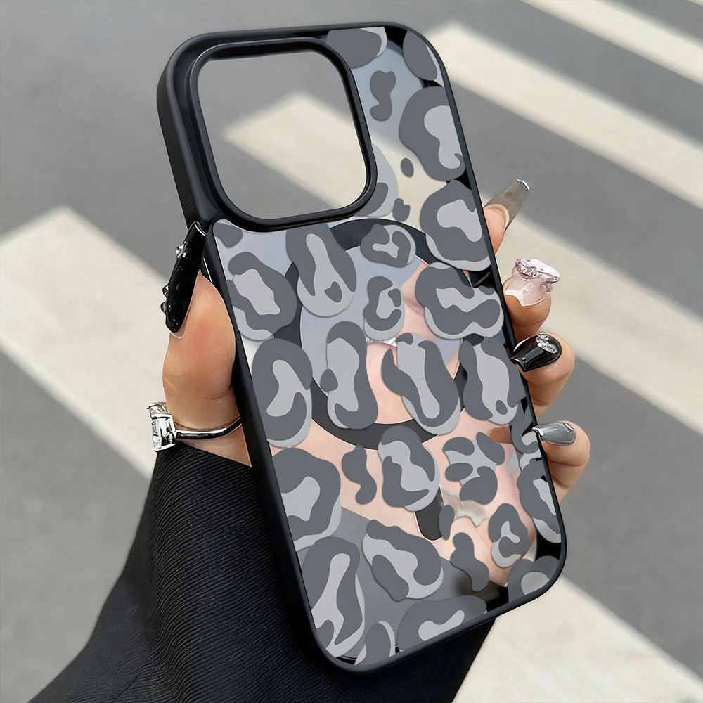 Capa com Estampa de Leopardo P - Clear Magsafe Case avaliação e preço