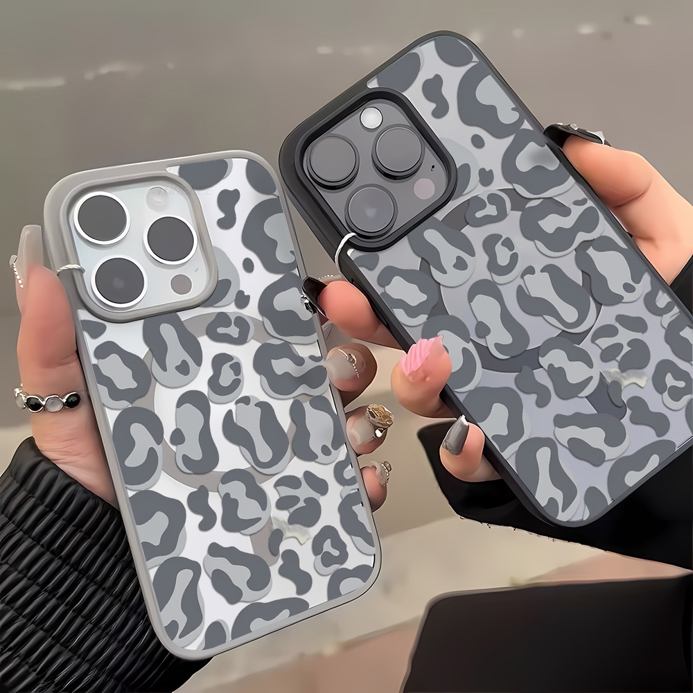 Capa com Estampa de Leopardo P - Clear Magsafe Case avaliação e preço