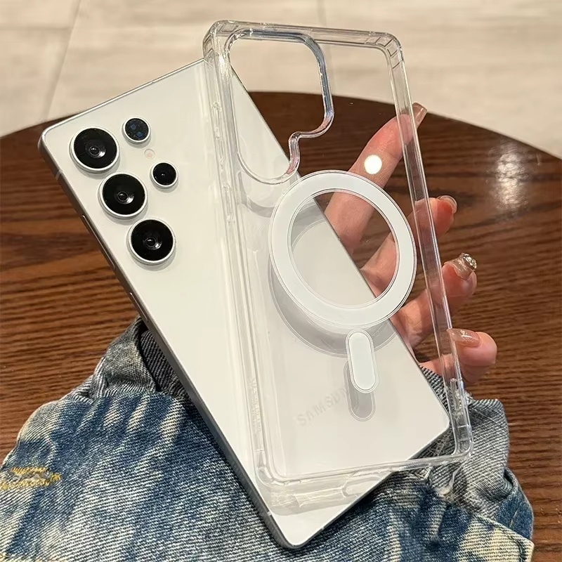 Capa Magnética para Carregamen - Clear Magsafe Case avaliação e preço