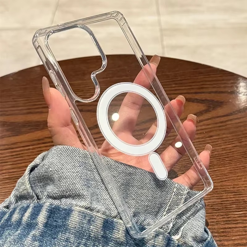 Capa Magnética para Carregamen - Clear Magsafe Case avaliação e preço
