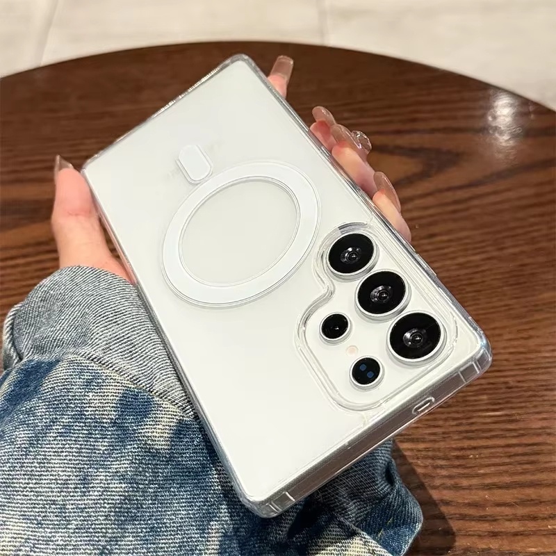 Capa Magnética para Carregamen - Clear Magsafe Case avaliação e preço