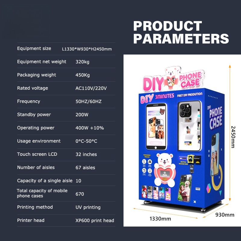 Máquina de Impressão Instantân - Phone Cases Vending Machine avaliação e preço