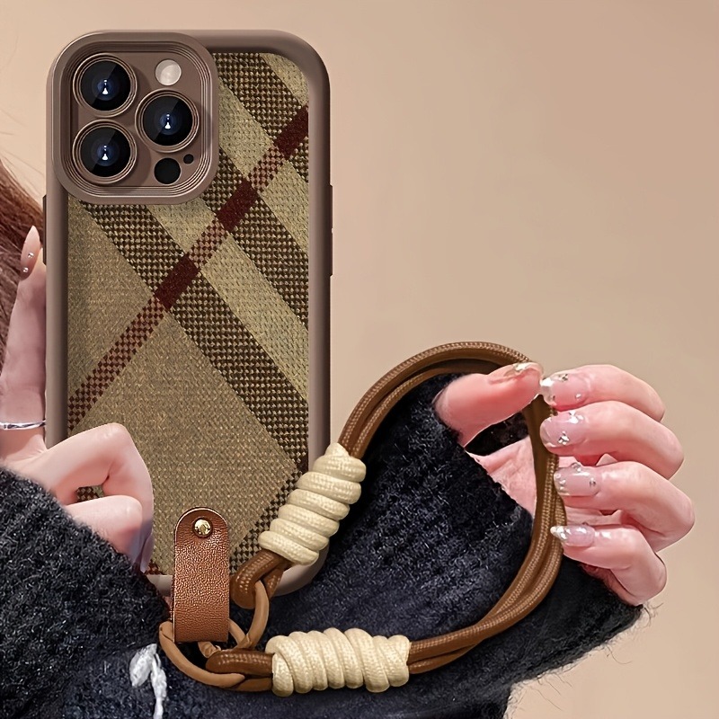 Capa de Telefone com Cordão de - Phone Cases Brown avaliação e preço