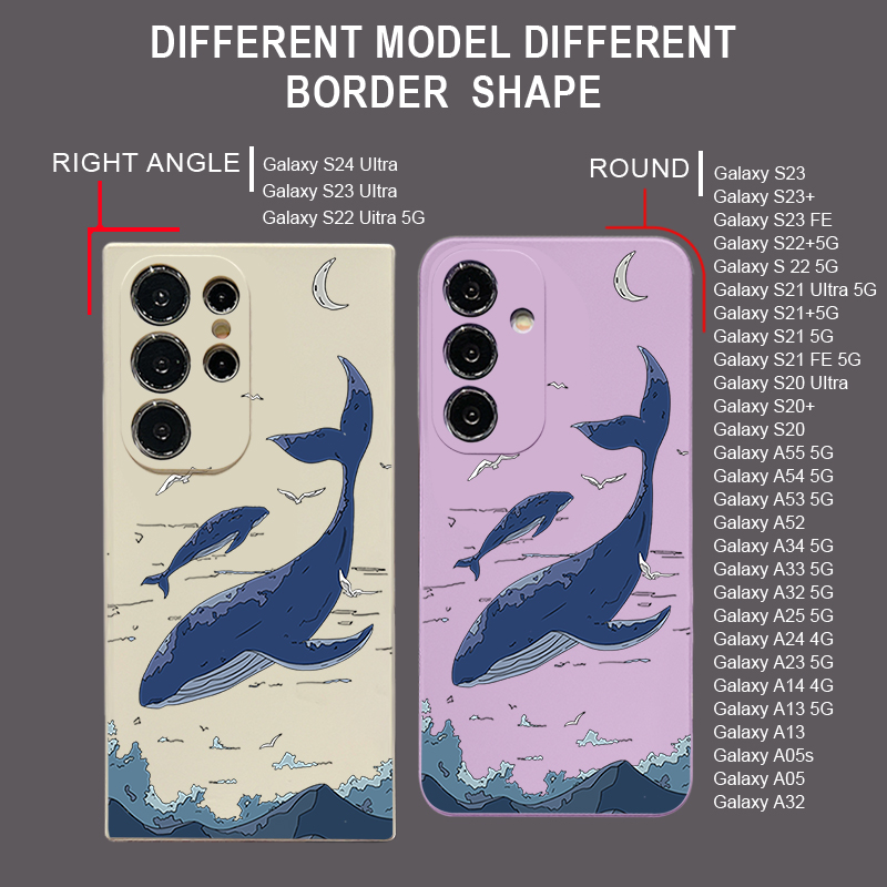 Capa de Celular Baleias para S - Phone Cases Galaxy A17 avaliação e preço