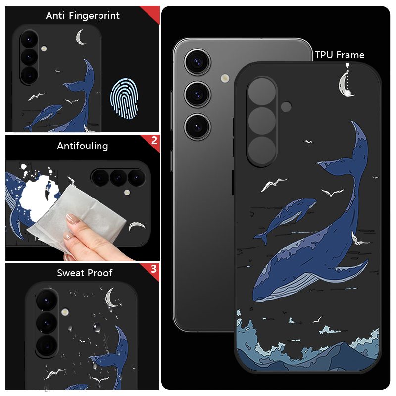 Capa de Celular Baleias para S - Phone Cases Galaxy A17 avaliação e preço