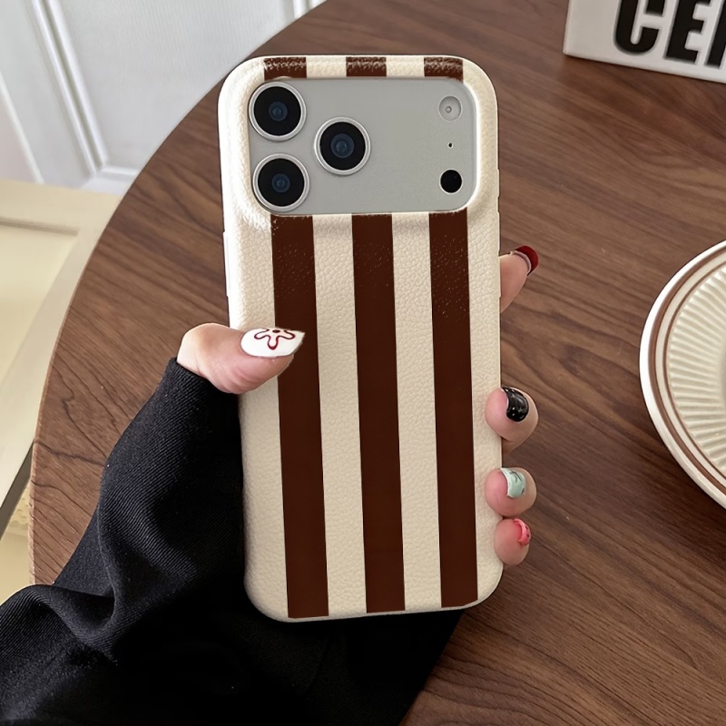 Capa de Telefone Macia com Tex - Phone Cases Brown avaliação e preço