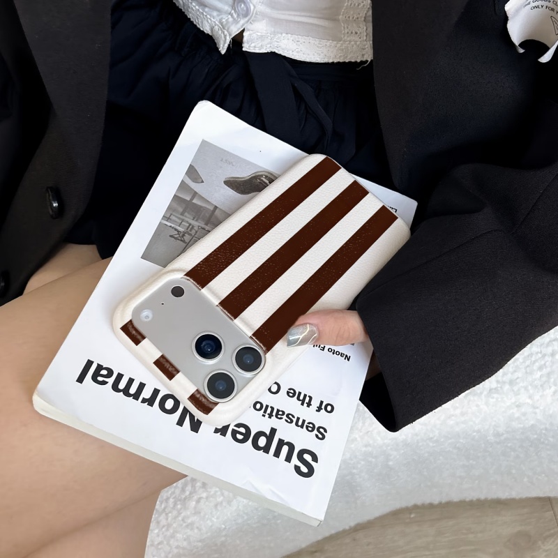 Capa de Telefone Macia com Tex - Phone Cases Brown avaliação e preço
