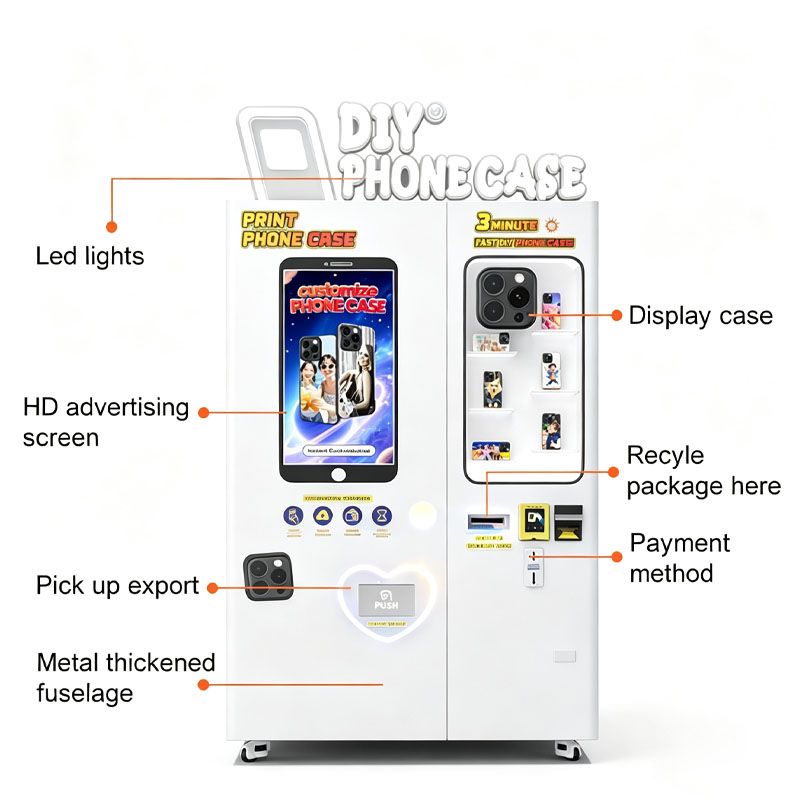 Máquina de Venda Automática de - Phone Cases Vending Machine avaliação e preço