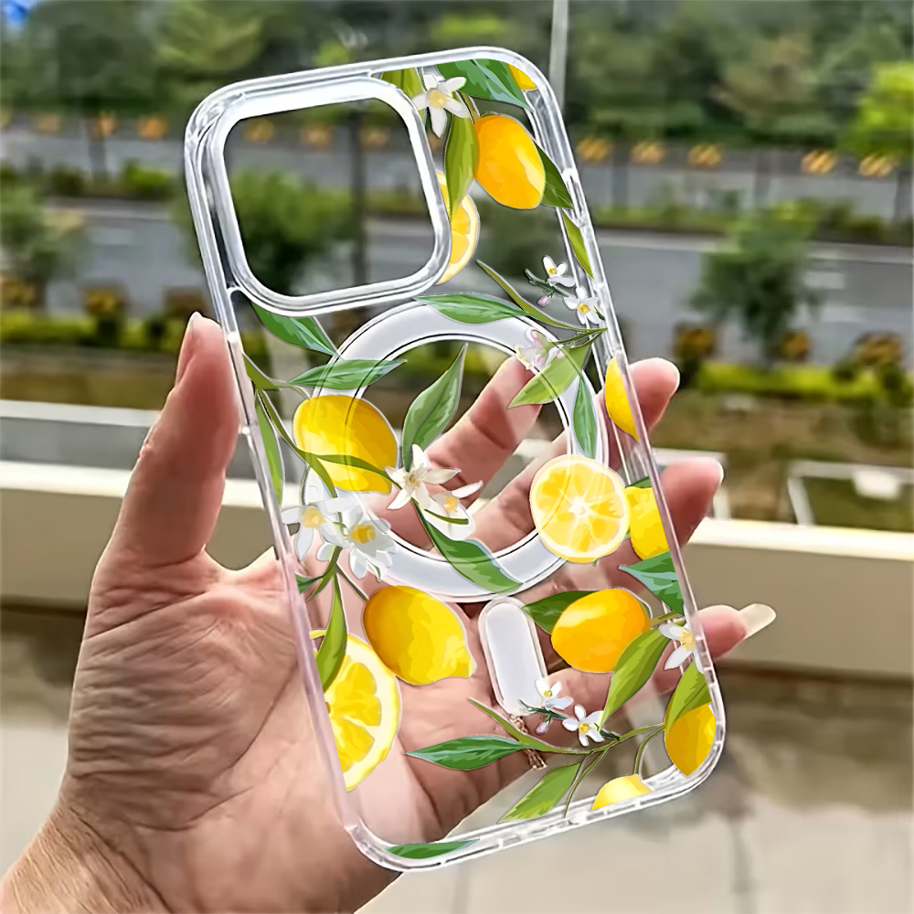 Capa Transparente de Limão de  - Clear Magsafe Case avaliação e preço