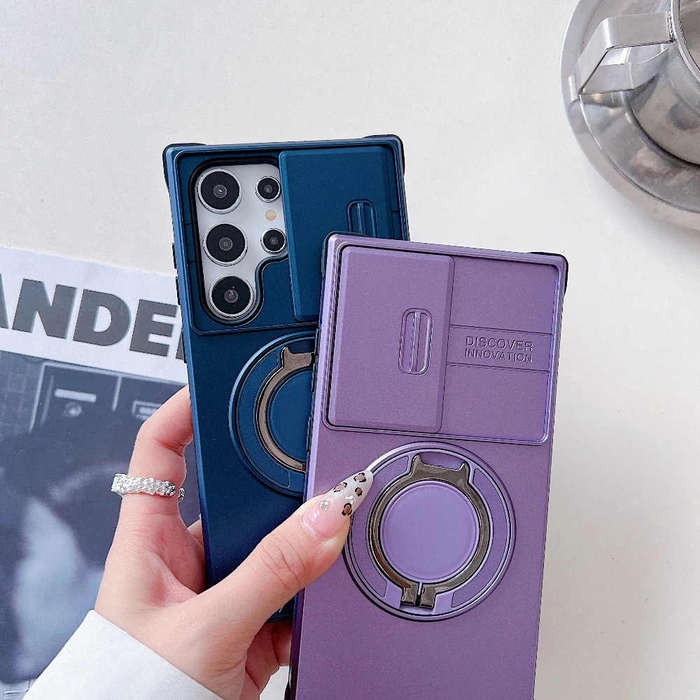 Capa à prova de choque com sup - Ring Stand Case avaliação e preço