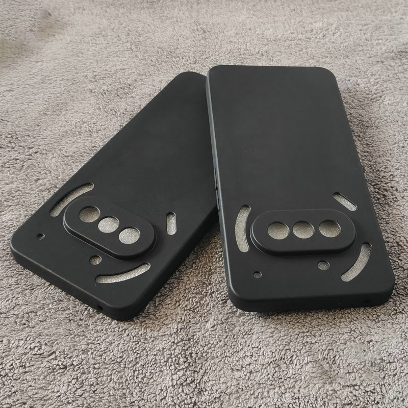 Preto fosco caso de silicone p - Phone Cases Nothing 3A avaliação e preço